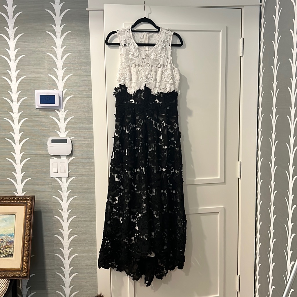 Hunter Bell Snow Bloom Michelle Lace Dress Size 8 Nwt